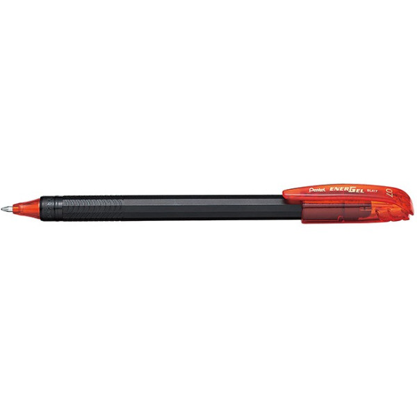 PENTEL BL417 EnerGel 0.7mm Metal Tip Gel Roller Ball Pen Orange PENTEL BL417 EnerGel 0.7mm Metal Tip Gel Roller Ball Pen Orange