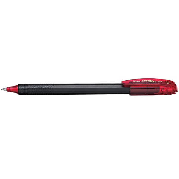 PENTEL BL417 EnerGel 0.7mm Metal Tip Gel Roller Ball Pen Red PENTEL BL417 EnerGel 0.7mm Metal Tip Gel Roller Ball Pen Red