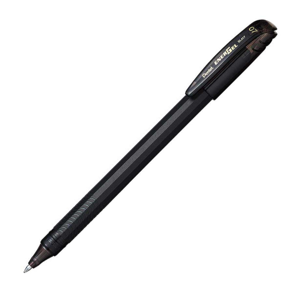 PENTEL BL417 EnerGel 0.7mm Metal Tip Gel Roller Ball Pen Black