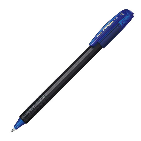 PENTEL BL417 EnerGel 0.7mm Metal Tip Gel Roller Ball Pen Blue PENTEL BL417 EnerGel 0.7mm Metal Tip Gel Roller Ball Pen Blue
