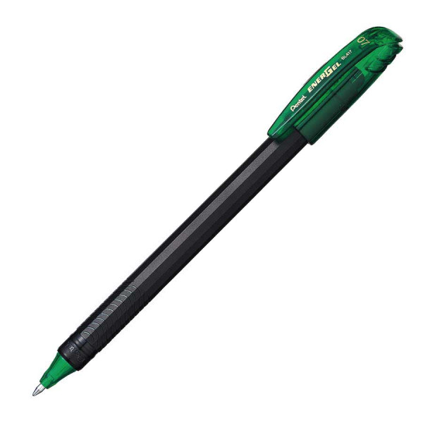 PENTEL BL417 EnerGel 0.7mm Metal Tip Gel Roller Ball Pen Green PENTEL BL417 EnerGel 0.7mm Metal Tip Gel Roller Ball Pen Green