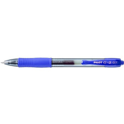 PILOT G2 Retractable Gel Ink Pen Fine 0.7mm Blue