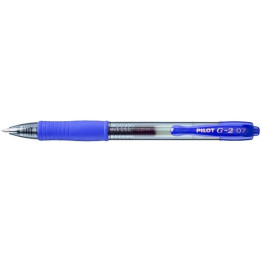 PILOT G2 Retractable Gel Ink Pen Fine 0.7mm Blue