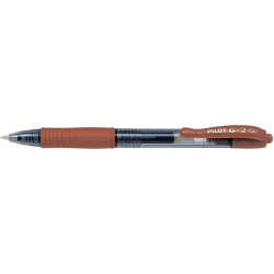 PILOT G2 Retractable Gel Ink Pen Fine 0.7mm Caramel