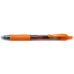 PILOT G2 Retractable Gel Ink Pen Fine 0.7mm Orange