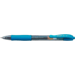 PILOT G2 Retractable Gel Ink Pen Fine 0.7mm Sky Blue