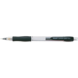 PILOT Super Grip Clutch 0.5mm Pencil H-185 - BLACK Barrel