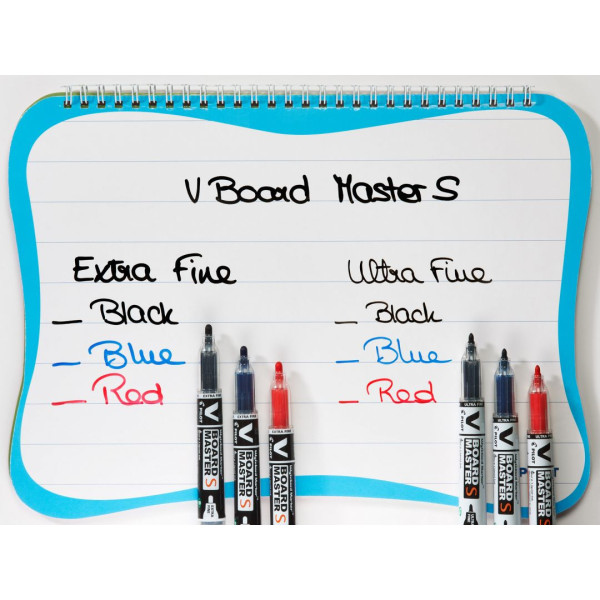 PILOT V Board Master Slim Extra Fine Whiteboard Marker - RED