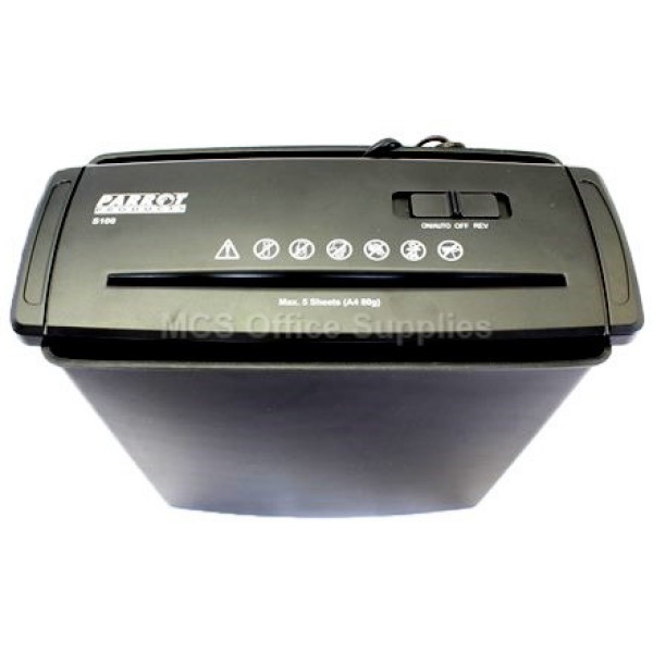 PARROT S100 P2 Strip Cut Paper Shredder (5 Sheet)