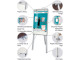 PARROT Flipchart Stand Non-Magnetic Standard Retail 1000 X 640mm