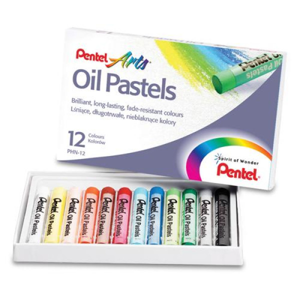 PENTEL Oil Pastels 12's PENTEL Oil Pastels 12's