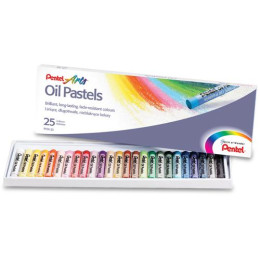 PENTEL Oil Pastels 25's