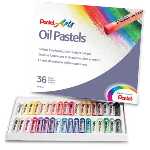 PENTEL Oil Pastels 36's PENTEL Oil Pastels 36's