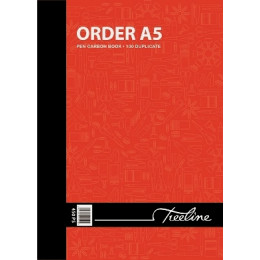 TREELINE Pen Carbon Book Order Duplicate A5