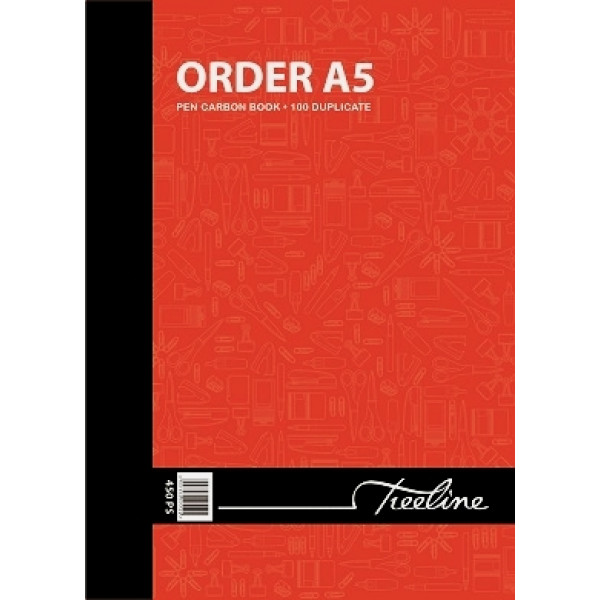 TREELINE Pen Carbon Book Order Duplicate A5 TREELINE Pen Carbon Book Order Duplicate A5