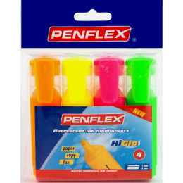 PENFLEX Higlo Highlighters - Wallet 4