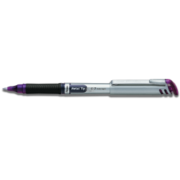 PENTEL BL17V EnerGel 0.7mm Metal Tip Gel Rollerball Pen Violet