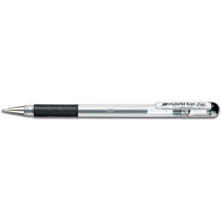 PENTEL Hybrid Gel Grip Roller Pen Black PENTEL Hybrid Gel Grip Roller Pen Black