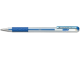 PENTEL Hybrid Gel Grip Roller Pen Blue Metallic