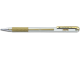 PENTEL Hybrid Gel Grip Roller Pen Gold Metallic