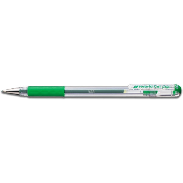PENTEL Hybrid Gel Grip Roller Pen Green
