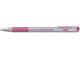 PENTEL Hybrid Gel Grip Roller Pen Pink Metallic