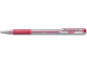 PENTEL Hybrid Gel Grip Roller Pen Red Metallic