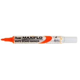 PENTEL Maxiflo Pump-it Whiteboard Marker Bullet Tip ORANGE
