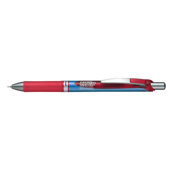 PENTEL BLN75B EnerGel 0.5mm Retractable Gel Rollerball Pen Red