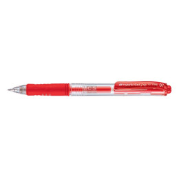 PENTEL K157B Hybrid 0.7mm Gel Retractable Pen Red