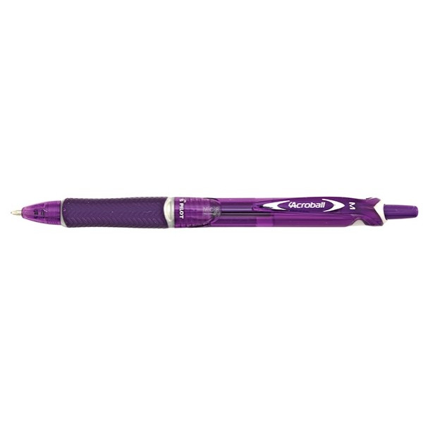 PILOT Acroball Medium Nib Ballpoint Pen - 1.0mm Violet