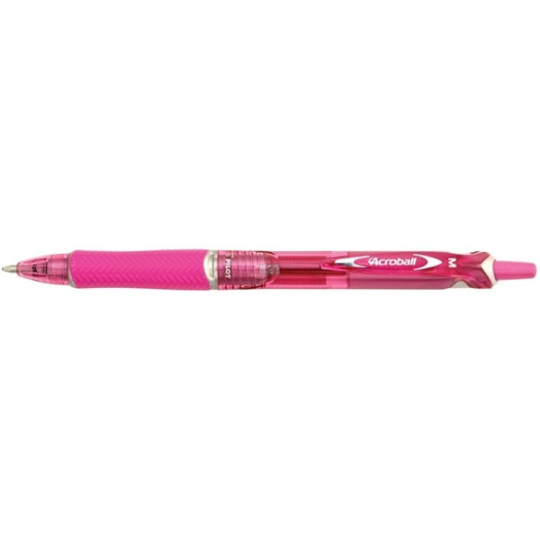 PILOT Acroball Medium Nib Ballpoint Pen - 1.0mm Pink