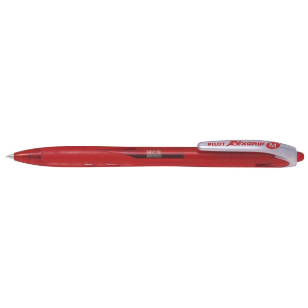 Pilot Rexgrip Medium Ballpoint Pen Red