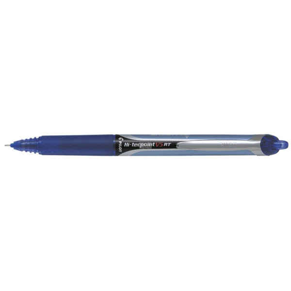 PILOT V5 Hi-Tecpoint Retractable FINE Rollerball Pen - Blue PILOT V5 Hi-Tecpoint Retractable FINE Rollerball Pen - Blue