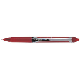 PILOT V7 Hi-Tecpoint Retractable MEDIUM Rollerball Pen - Red