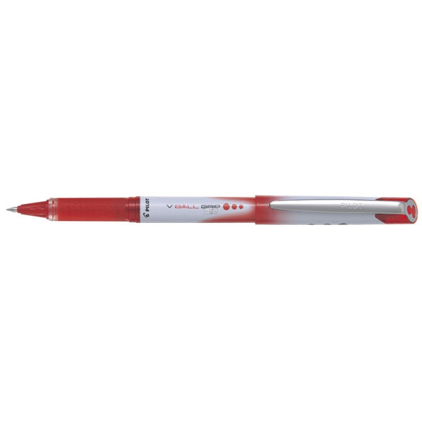 PILOT V-Ball Grip 0.5mm Rollerball FINE Pen - Red