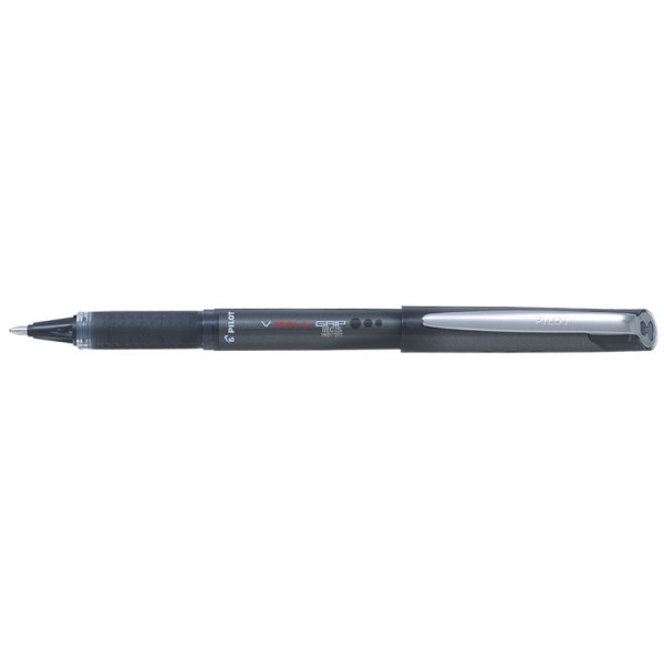 PILOT V-Ball Grip 1.0mm Rollerball Broad Pen - Black