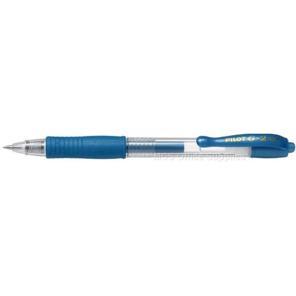 PILOT G2 Retractable Gel Ink Pen Metallic Blue