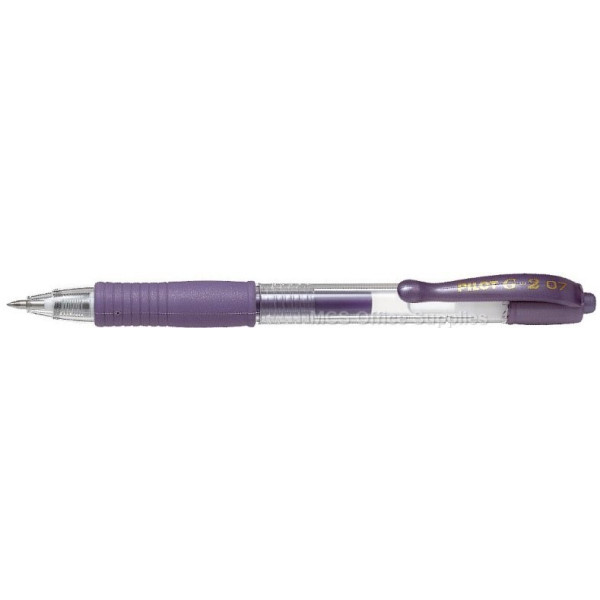 PILOT G2 Retractable Gel Ink Pen Metallic Violet
