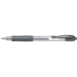 PILOT G2 Retractable Gel Ink Pen Metallic Silver