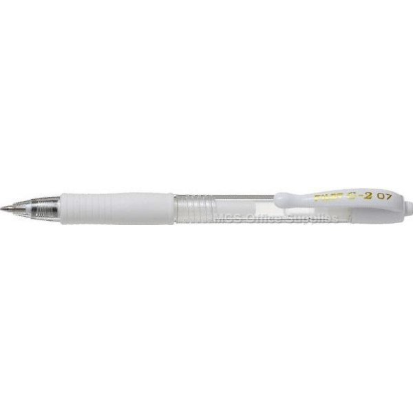 PILOT G2 Retractable Gel Ink Pen Pastel White