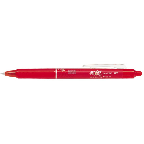 PILOT FriXion Clicker Erasable Roller Ball Pen 0.7mm Red PILOT FriXion Clicker Erasable Roller Ball Pen 0.7mm Red