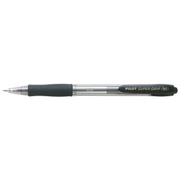 Pilot Super Grip Ballpoint Pen Medium Black
