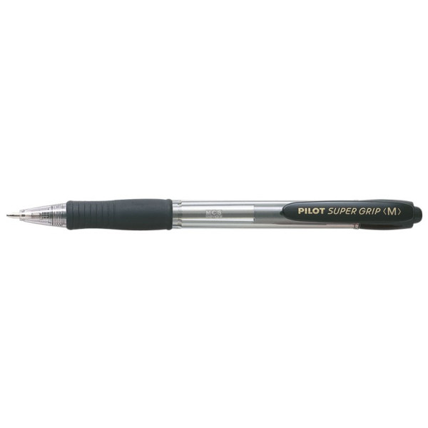 Pilot Super Grip Ballpoint Pen Medium Black Pilot Super Grip Ballpoint Pen Medium Black