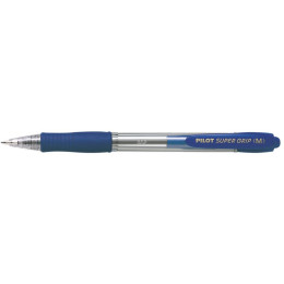 Pilot Super Grip Ballpoint Pen Medium Blue