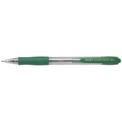 Pilot Super Grip Ballpoint Pen Medium Green