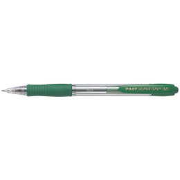 Pilot Super Grip Ballpoint Pen Medium Green
