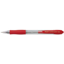 Pilot Super Grip Ballpoint Pen Medium Red