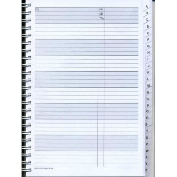 RBE A5 Telephone Index Book A-Z - 100 Pages RBE A5 Telephone Index Book A-Z - 100 Pages
