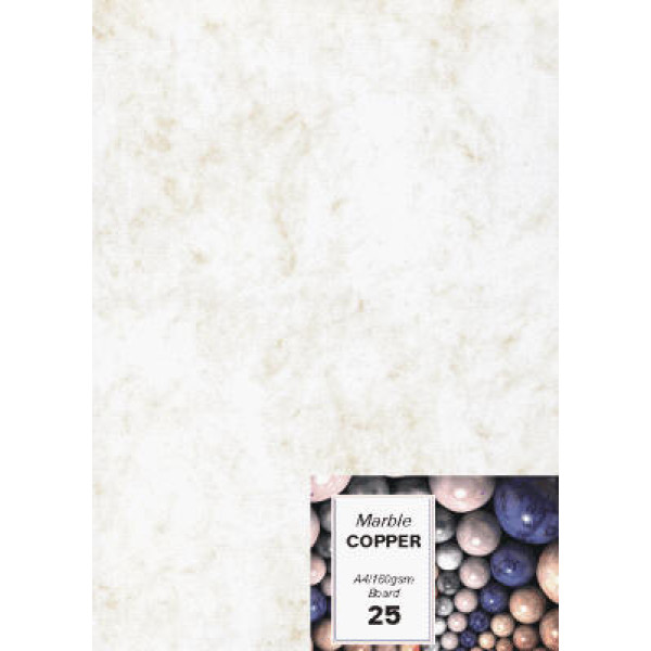 RBE A4 Marble Board 160gsm - COPPER 100 Pack RBE A4 Marble Board 160gsm - COPPER 100 Pack
